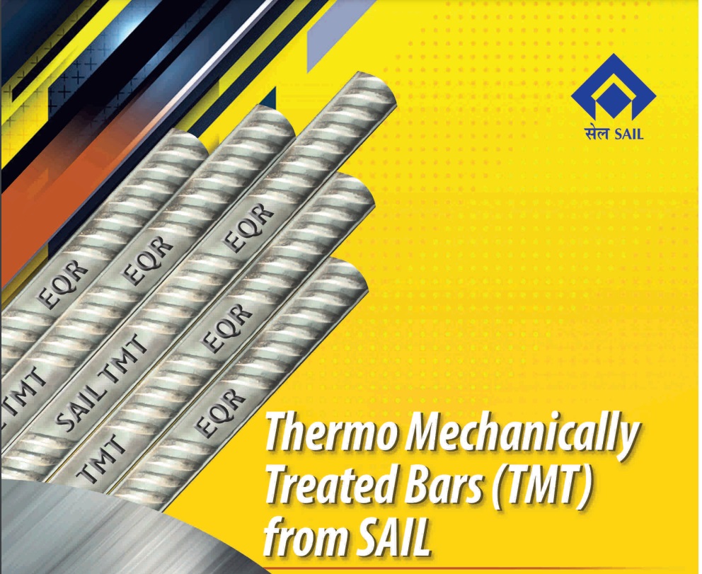 SAIL Fe550D TMT Steel Bars