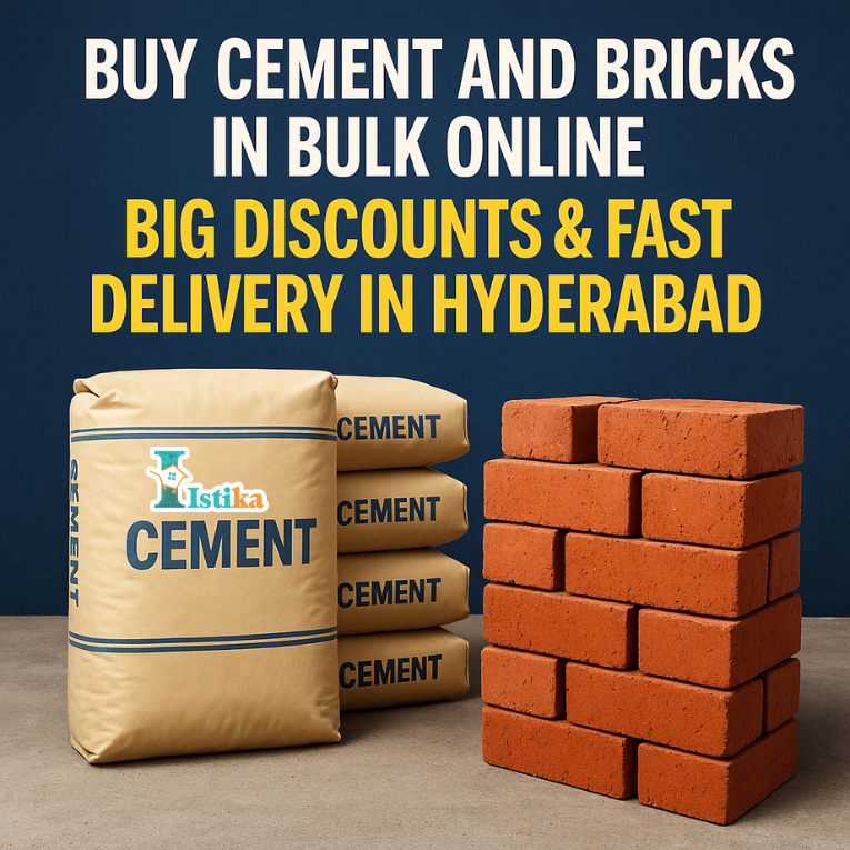 Buy Cement and Bricks in Bulk Online – Big Discounts & Fast Delivery in Hyderabad