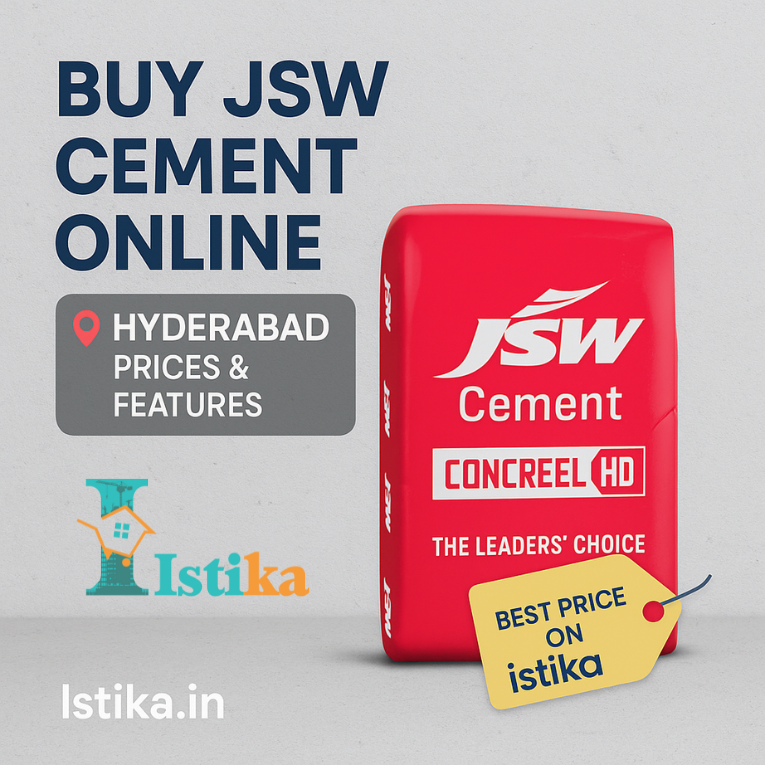 How to Buy JSW Cement Online in Hyderabad? Prices, Features | Istika