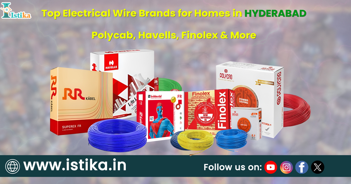 Top Electrical Wire Brands for Homes in Hyderabad – Polycab, Havells, Finolex & More