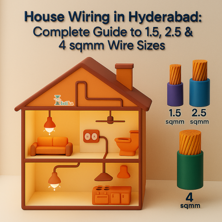 House Wiring in Hyderabad: Complete Guide to 1.5, 2.5 & 4 sqmm Wire Sizes
